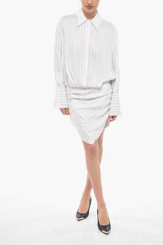 HATTY Chemisier Dress with Asymmetric Hem