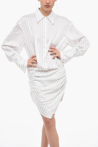 HATTY Chemisier Dress with Asymmetric Hem