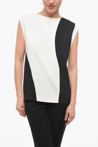 Two-Tone Sleeveless Top