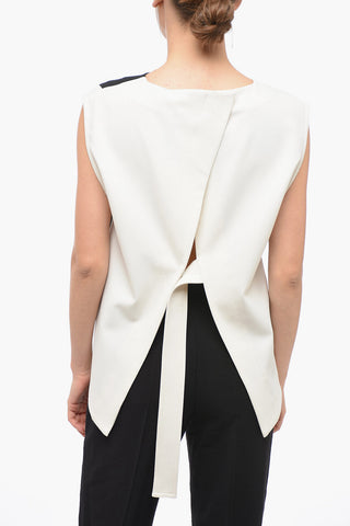 Two-Tone Sleeveless Top