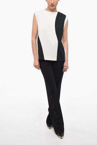 Two-Tone Sleeveless Top