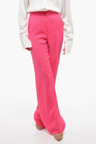 High-waisted Pants with Straight Fit