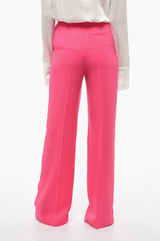High-waisted Pants with Straight Fit