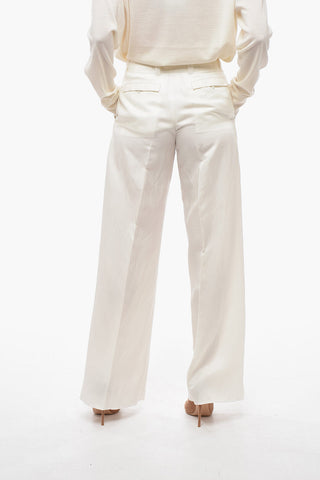 Silk and Linen Wide Pants