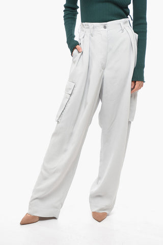 Double-pleated Cargo Pants with Belt Loops