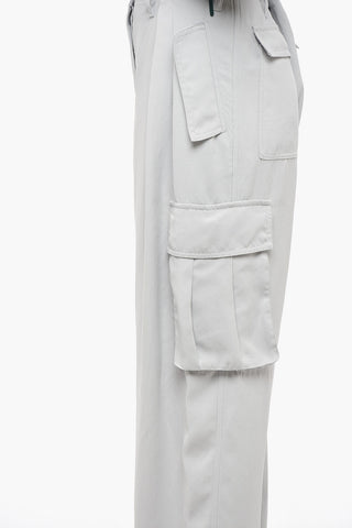 Double-pleated Cargo Pants with Belt Loops