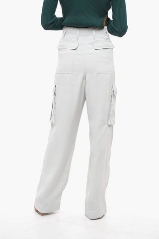 Double-pleated Cargo Pants with Belt Loops