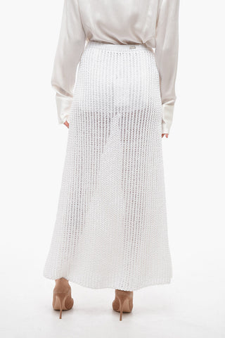 Gonna in Maglia con Spacchi Profondi