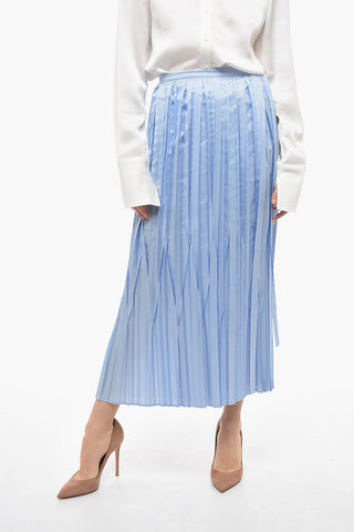 Pleated Skirt with Side Closure