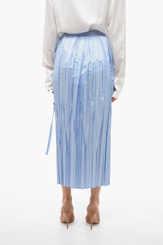 Pleated Skirt with Side Closure