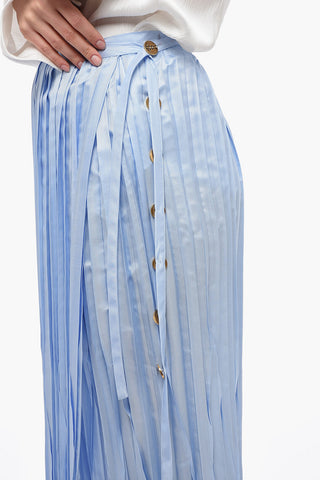 Pleated Skirt with Side Closure
