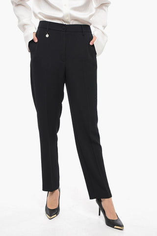Slim Fit High-waisted Pants