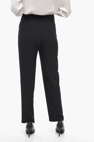 Slim Fit High-waisted Pants