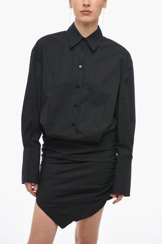 HATTY Chemisier Dress with Asymmetric Hem