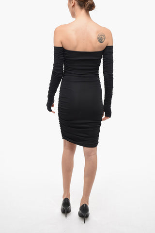 Jersey LINDA Off-the-shoulder Dress