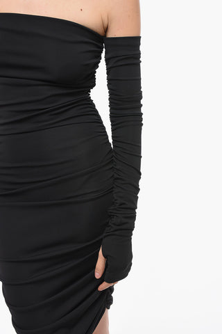 Jersey LINDA Off-the-shoulder Dress