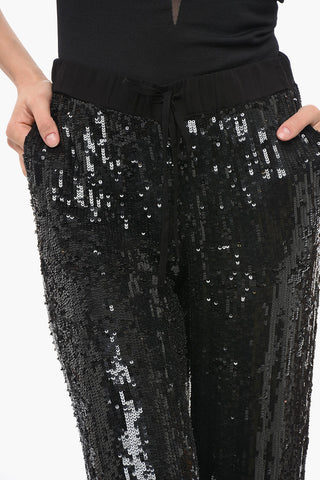 Sequined GOODY Wide-leg Pants