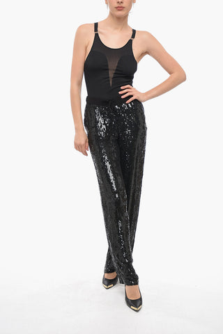 Sequined GOODY Wide-leg Pants
