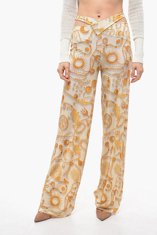 Jewel Print Palazzo Pants