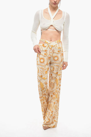 Jewel Print Palazzo Pants