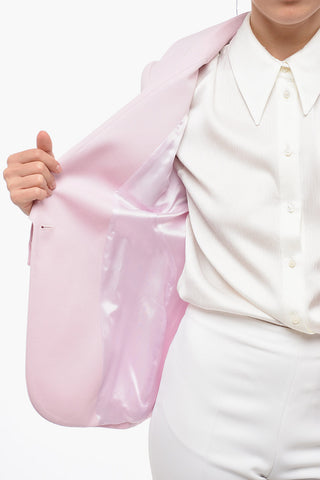Blazer in Lana con Revers a Scialle