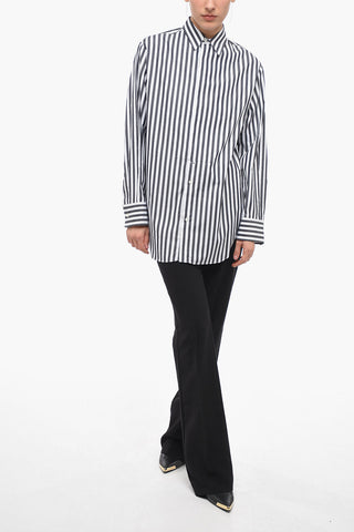 Camicia Gessata con Plastron