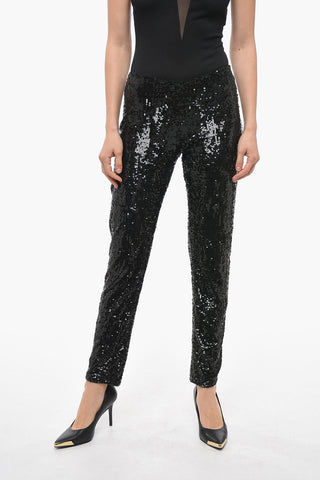 Sequined GUMMYNET Drawstringed Pants
