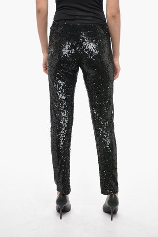 Sequined GUMMYNET Drawstringed Pants
