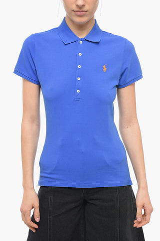 Piquet Cotton Polo with Embroidered Logo