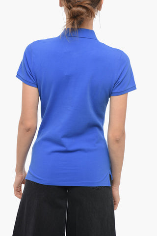 Piquet Cotton Polo with Embroidered Logo