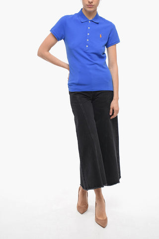 Piquet Cotton Polo with Embroidered Logo