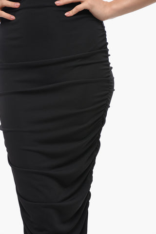스트레치 저지 펜슬 스커트 LIVIA