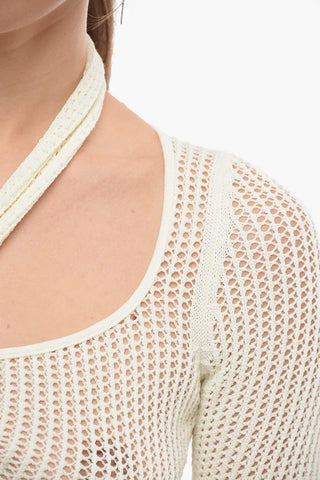 Viscose Blend FISHNET Crop Top