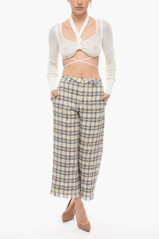 Viscose Blend FISHNET Crop Top
