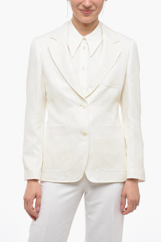Silk and Linen Blazer