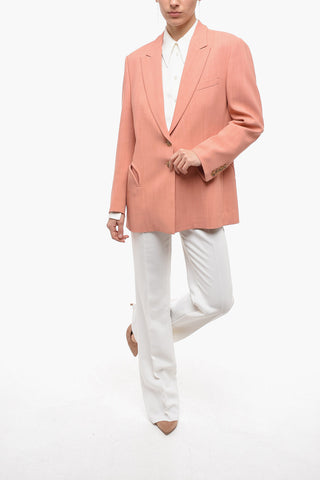 Blazer in Viscosa con Revers a Lancia