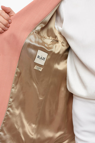 Blazer in Viscosa con Revers a Lancia