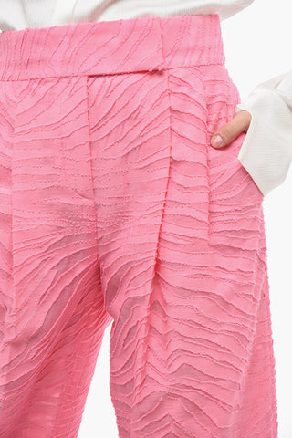 GARY Baggy Pants with Fringed Detail