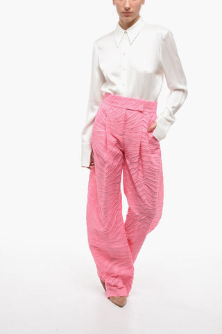 GARY Baggy Pants with Fringed Detail