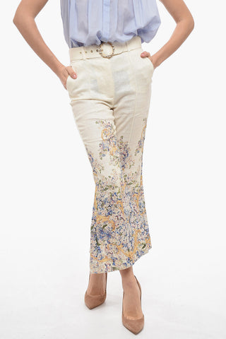 Ausgestellte Hose TAMA Mit Blumenmuster