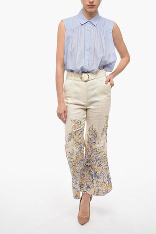 Ausgestellte Hose TAMA Mit Blumenmuster