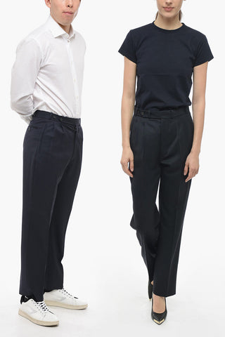 MM1 Double-pleated UNISEX Virgin Wool Pants