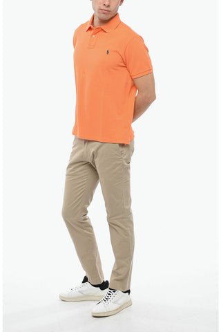 Polo Slim Fit in Cotone Bouclè