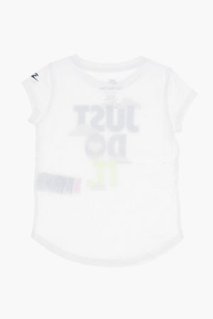 T-Shirt mit Rundhalsausschnitt und Reliefdruck