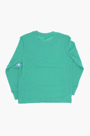 Langarm-T-Shirt mit Rundhalsausschnitt und Print