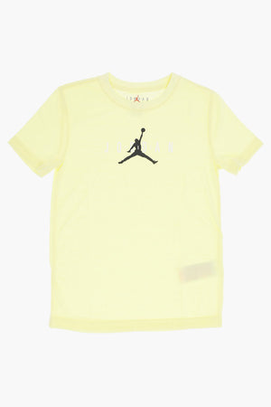 AIR JORDAN Einfarbiges Rundhals-T-Shirt mit bedrucktem Logo