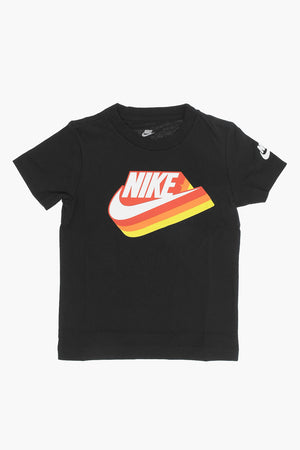 Crewneck T-Shirt with Printed Logo