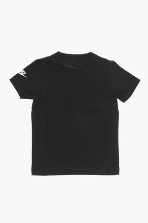Crewneck T-Shirt with Printed Logo