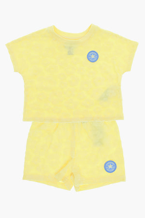 ALL STAR CHUCK TAYLOR T-Shirt and Shorts Set in Floral Jacquard