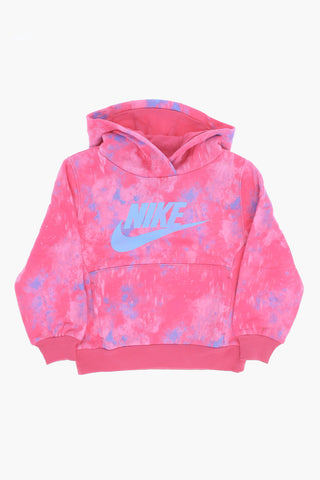 Felpa Hoodie CLUB Effetto Tie Dye